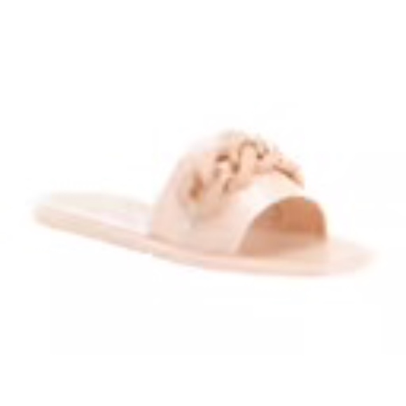 NWOB Steve Madden One Band Chain Jelly Slides Sz7 - Picture 1 of 2